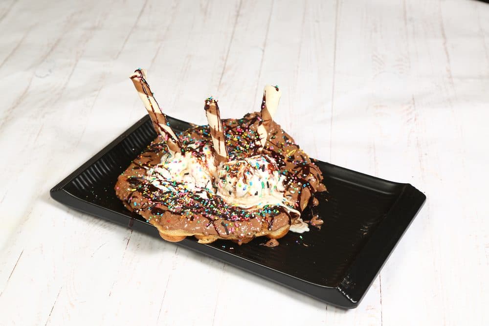 Butterscotch Bomb Bubble Waffle