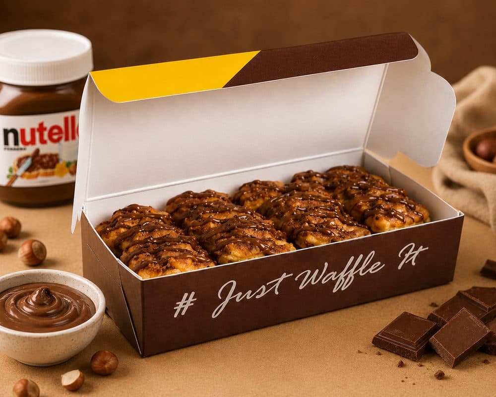 Naughty Nutella Mini Bubble Pancakes