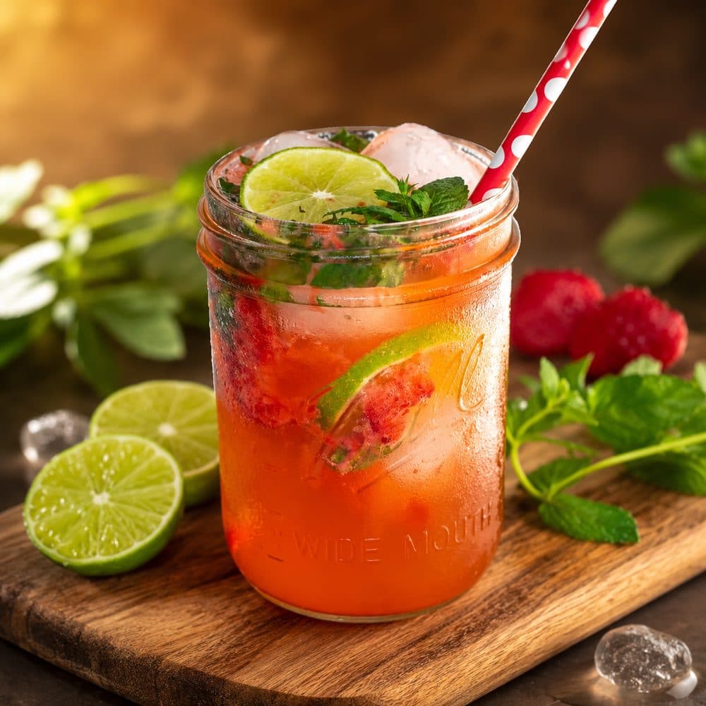 Strawberry Splash Mojito