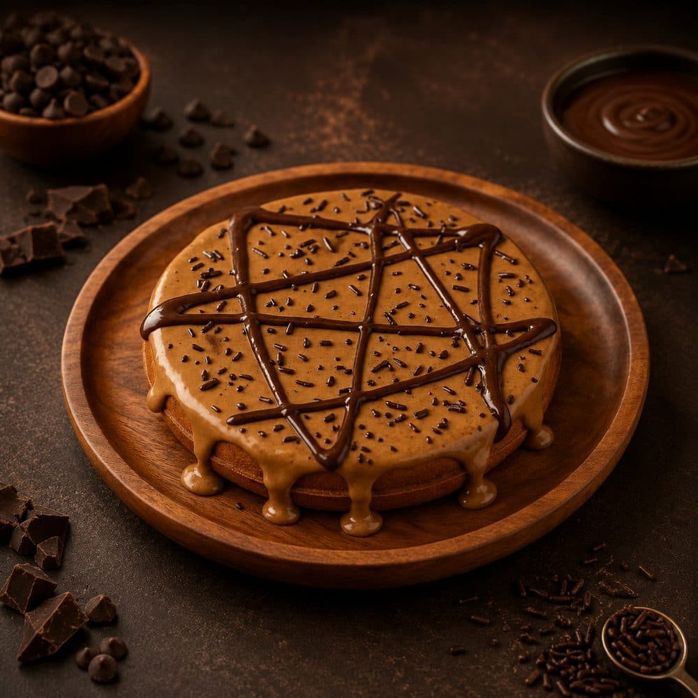Mocha Bliss Waffle Cake