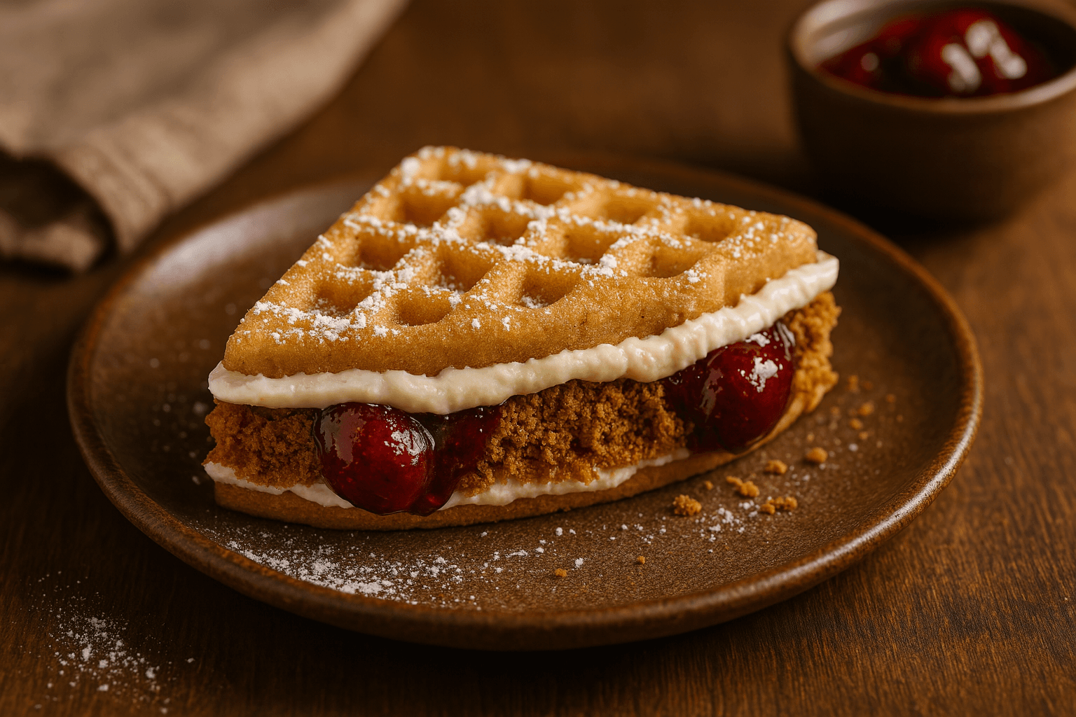 Bubblegum Pop Waffle Sandwich