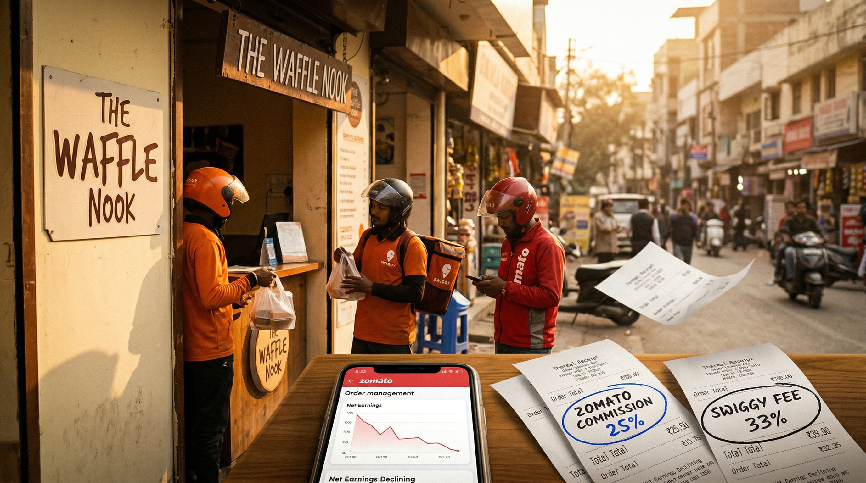 Swiggy and Zomato Take 35% of Your Revenue. Here Is How TBWX Outlets Still Make Money.