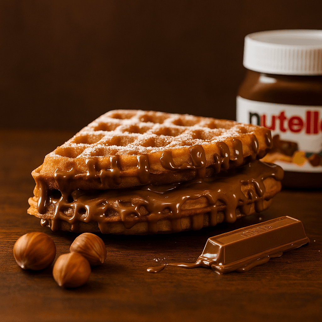 Nutella Waffle Sandwich